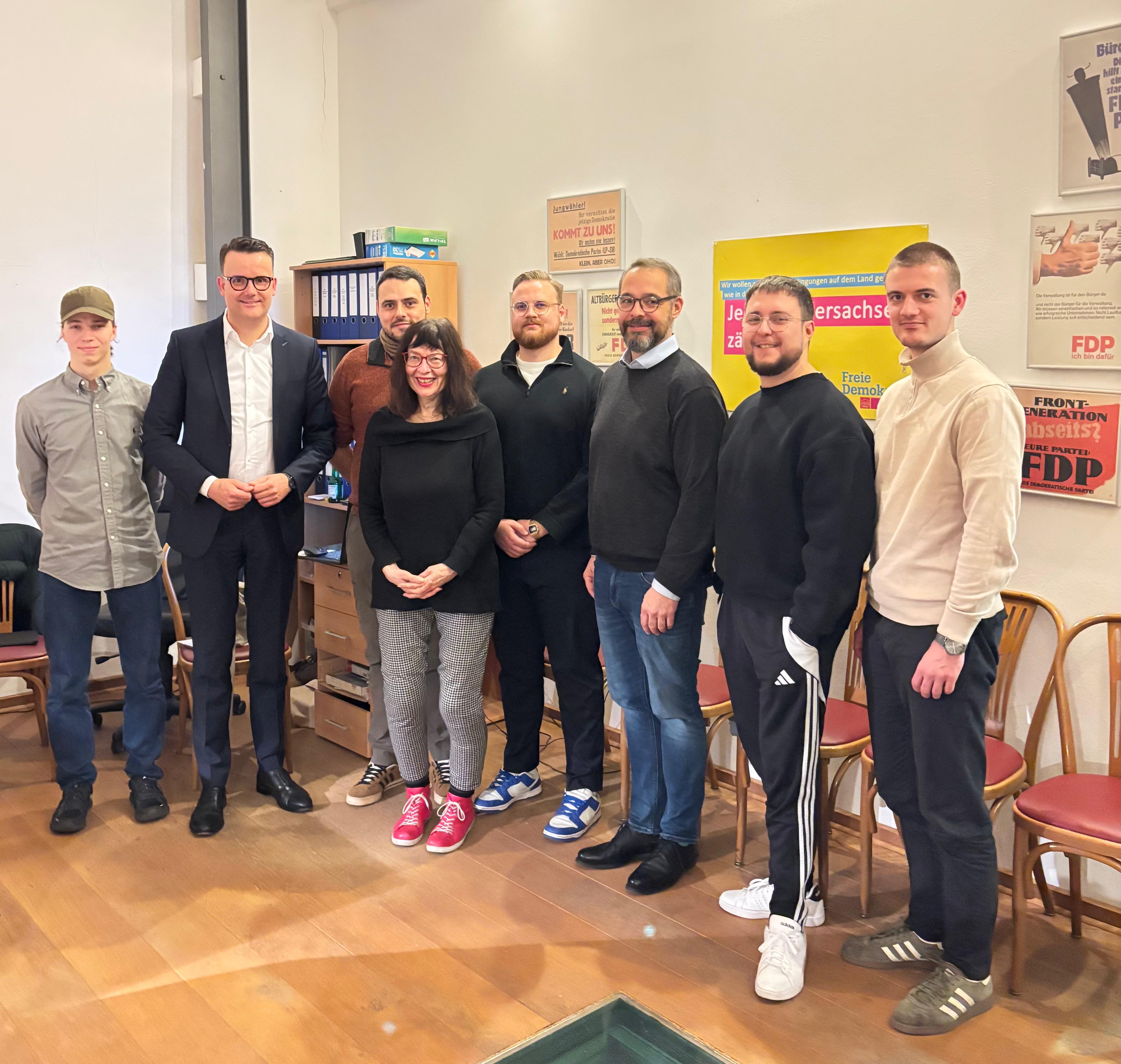 Neu gewählter FDP-Ortsvorstand ab 2025